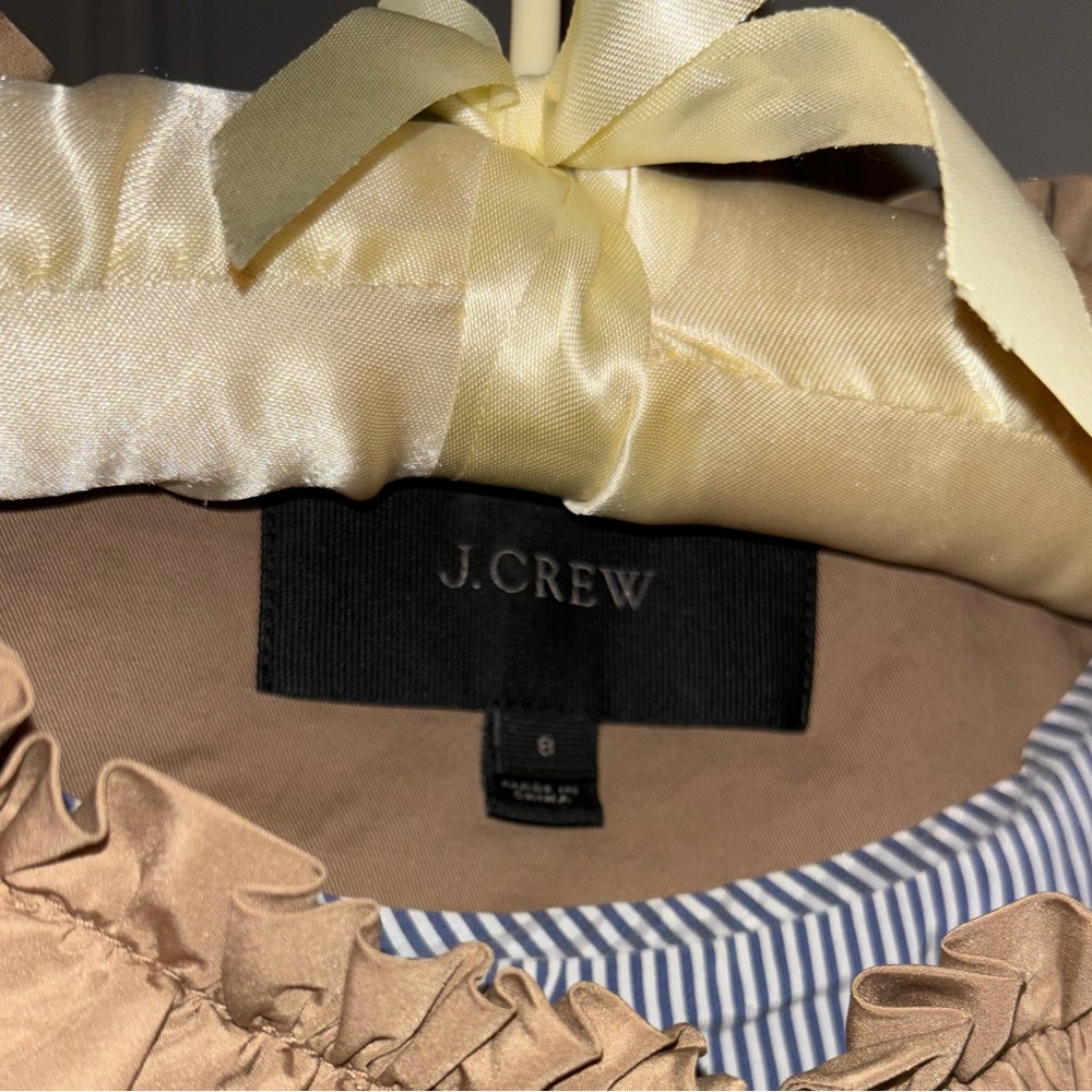 J.crew Chino Ruffle Jacket - Picture 7 of 9